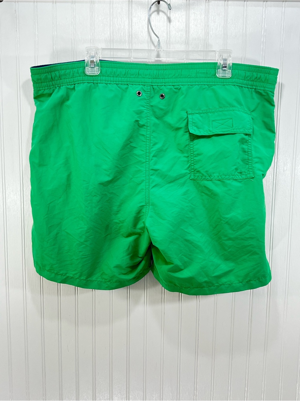 Polo by Ralph Lauren Green Swim Trunks Preppy Size XL - Picture 2 of 15
